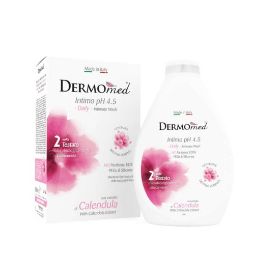 Rezerva Sapun Lichid DERMOMED Intimo Sensitive, 250 ml, Gel Intim, Sapun Intim Sensitive, Sapun Lichid Sensitive, Sapun Hidratant, Sapun Parfumat