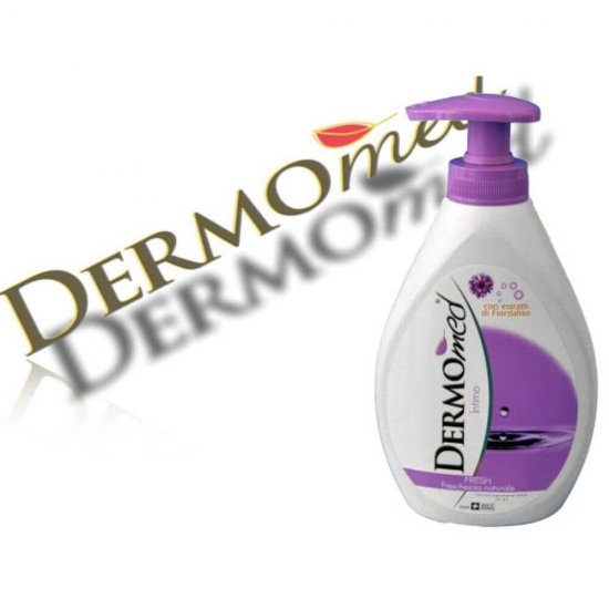 Sapun Lichid Intimo Fresh cu Albastrele DERMOMED, 300 ml, Gel Intim, Sapun Intim Fresh, Sapun Lichid Intim cu Albastrele, Sapun Hidratant, Sapun Parfumat