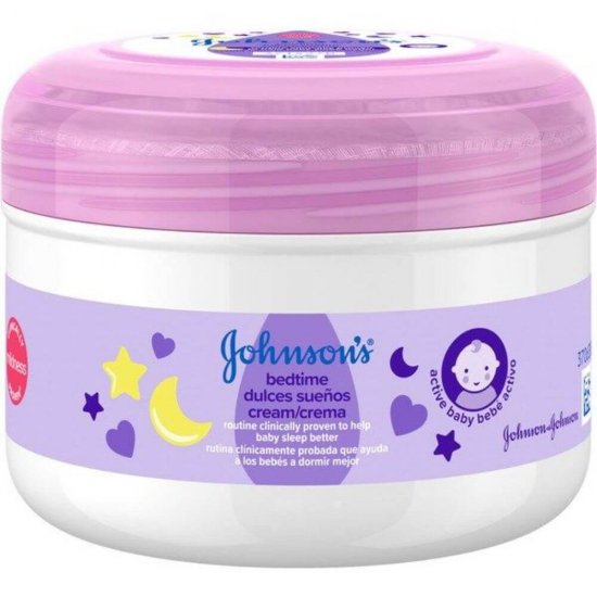 Crema de Corp Johnson's Baby Bedtime, 200 ml, Crema Hidratanta de Corp Johnson's, Creme Naturale de Bebelusi Johnson's, Crema Hidratanta Speciala pentru Bebelusi, Produse Ingrijire Bebelusi, Johnson's Baby Creme de Corp Bebelusi, Cosmetice Bebe si Copii