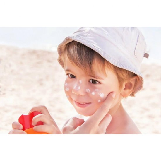 Crema de Fata si Corp cu Protectie Solara ELMIPLANT Sun Baby, 50 SPF, 75ml, Crema cu SPF pentru Copii, Lotiune pentru Copii cu Protectie Solara, Crema Protectie Solara pentru Copii, Crema SPF50 Copii,Crema Copii cu SPF, Crema SPF50 pentru Copii Elmiplant
