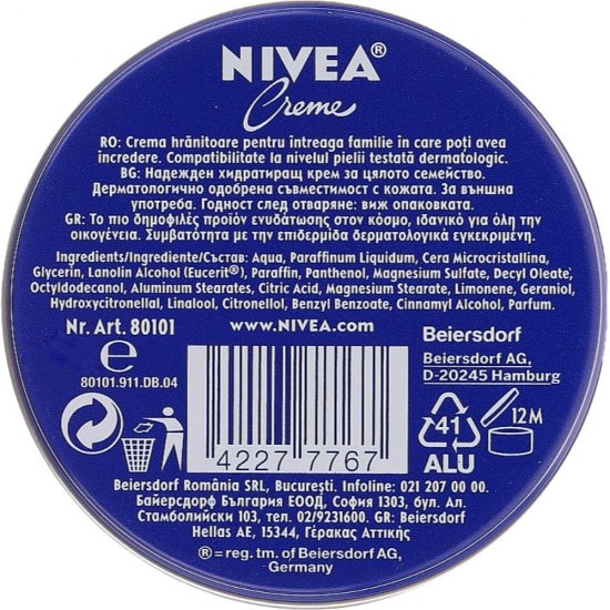 Crema Nivea Creme, 150 ml, pentru Piele Catifelata, Crema Hidratanta Nivea, Crema Efect de Hidratare, Creme Hidratante, Creme Nivea, Crema pentru Piele, Crema de Piele, Crema Hidratanta pentru Piele, Crema de Corp, Crema Nivea pentru Corp