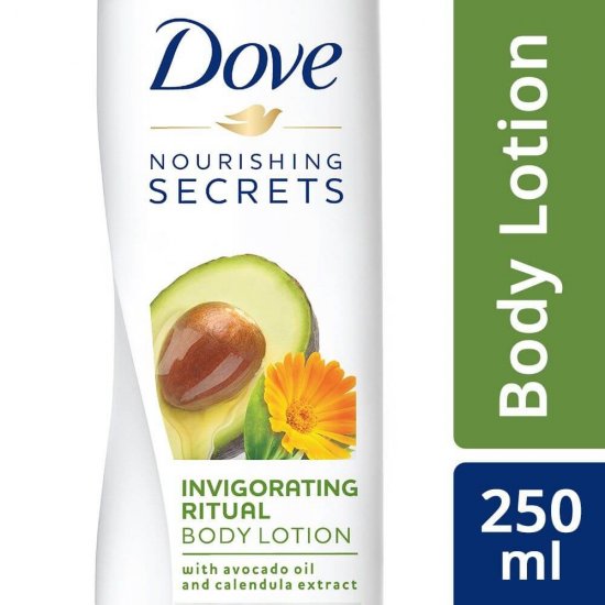 Lotiune Corp DOVE Invigorating Ritual, 250 ml, cu Extract de Avocado si Galbenele, Lotiuni de Corp Dove, Lotiuni de Corp, Lotiune pentru Corp, Lotiune Ingrijire Corp, Lotiune Hidratanta, Lotiune pentru Hidratare, Lotiune pentru Piele Uscata si Sensibila