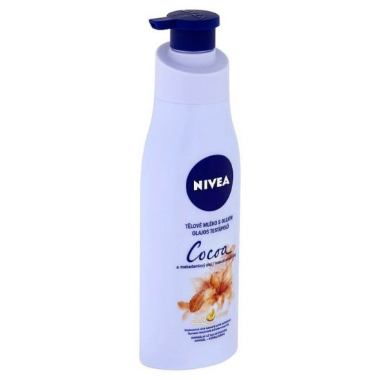 Lotiune Corp NIVEA COCOA, 200 ml, Extract de Cacao, cu Pompita, Lotiuni de Corp, Lotiune pentru Corp, Lotiune Ingrijire Corp, Lotiune Hidratanta, Lotiune pentru Hidratare, Lotiune pentru Piele Uscata si Sensibila