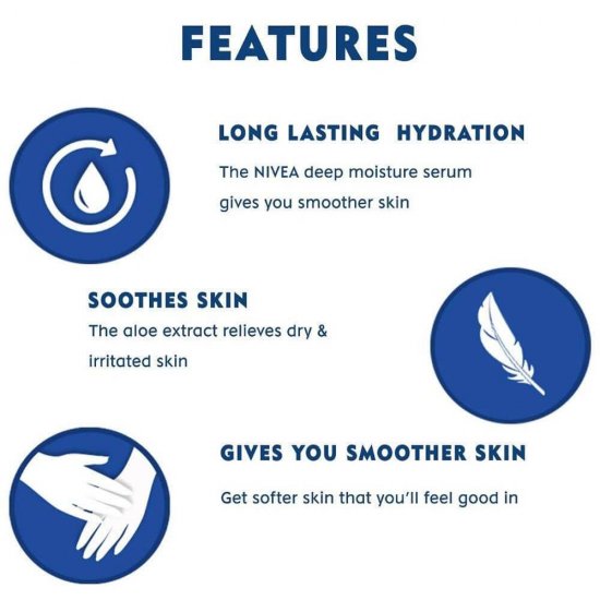 Lotiune Corp NIVEA COCOA, 200 ml, Extract de Cacao, cu Pompita, Lotiuni de Corp, Lotiune pentru Corp, Lotiune Ingrijire Corp, Lotiune Hidratanta, Lotiune pentru Hidratare, Lotiune pentru Piele Uscata si Sensibila