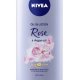 Lotiune Corp NIVEA Rose, 200 ml, Extract de Trandafiri, cu Pompita, Lotiuni de Corp, Lotiune pentru Corp, Lotiune Ingrijire Corp, Lotiune Hidratanta, Lotiune pentru Hidratare, Lotiune pentru Piele Uscata si Sensibila