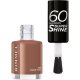 Lac de Unghii Rimmel London 60 Seconds 705 Wood You, 8 ml, Maro, Lac de Unghii Colorat, Lac de Unghii Clasic, Oja de Unghii Manechiura, Produse Ingrijirea Unghiilor, Lacuri Rimmel London pentru Manechiura si Pedichiura