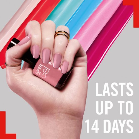 Lac de Unghii Rimmel Super Gel, 005 Sassy & Classy, 12 ml, Lac pentru Unghii, Lac de Unghii Rimmel, Lac de Unghii Rimmel London, Lac de Unghii Super Gel, Lac Gel, Lac Gel pentru Unghii, Lac de Unghii Rimmel Gel, Lac de Unghii Sclipitor, Oja Unghii