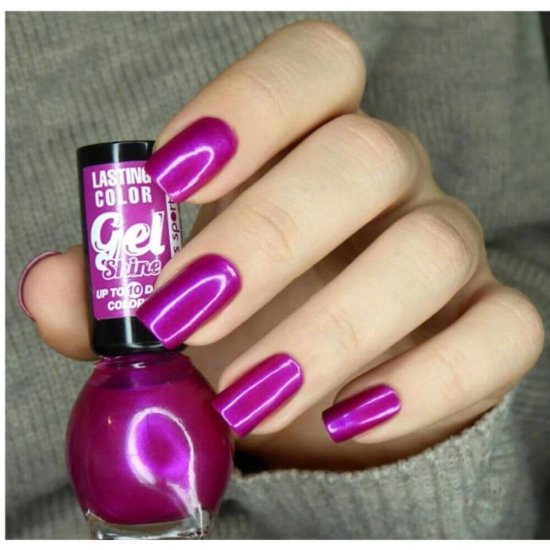 Lac de Unghii Miss Sporty Lasting Colour 575 Purple Lights, 7 ml, Lasting Color Gel Shine Nail Polish, Lac de Unghii Gel, Lac de Unghii Violet, Oja Violet, Lac Gel de Unghi, Gel Lac de Unghi, Oje Violet, Lac de Unghii Violet Tipator, Oja Gel, Oje Gel