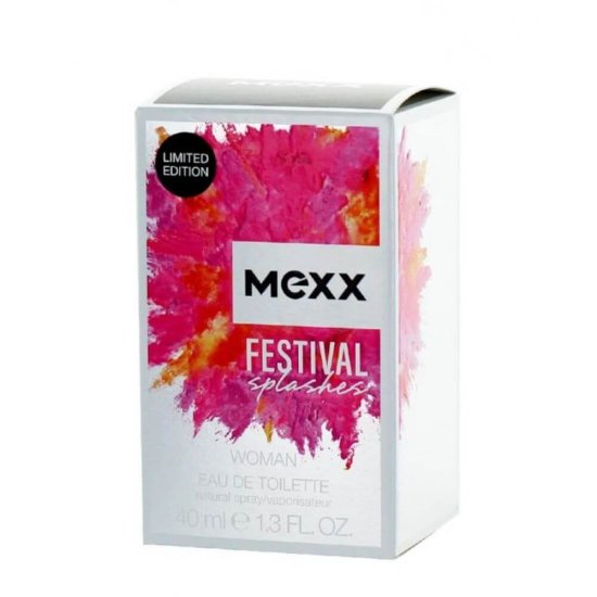 Apa de Toaleta Femei Mexx Festival Splashes, 40 ml, Parfum Floral de Fructe, Parfum pentru Femei Mexx Festival Splashes, Apa de Toaleta Mexx pentru Femei, Parfum Mexx Woman, Parfum Mexx For Her, Parfum Women, Apa de Toaleta For Woman