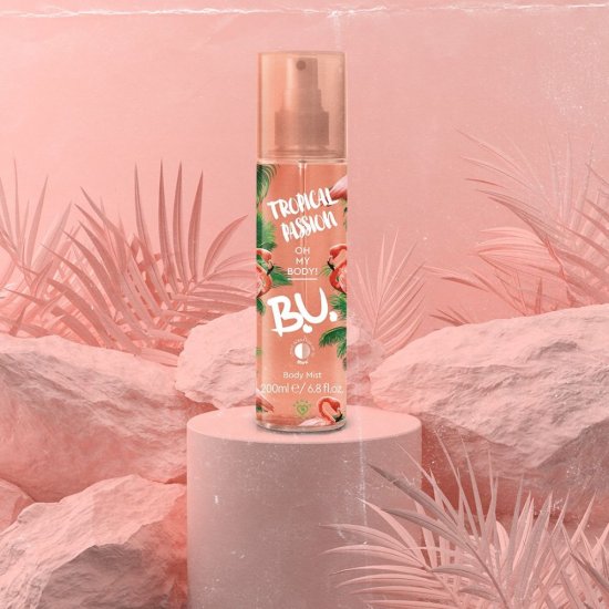 Spray Parfumat Corp B.U. Tropical Passion, Femei, 200 ml, Spray Parfumat Corp, B.U., B.U. Tropical Passion, B.U. Parfum, Spray Parfumat Corp Pentru Femei