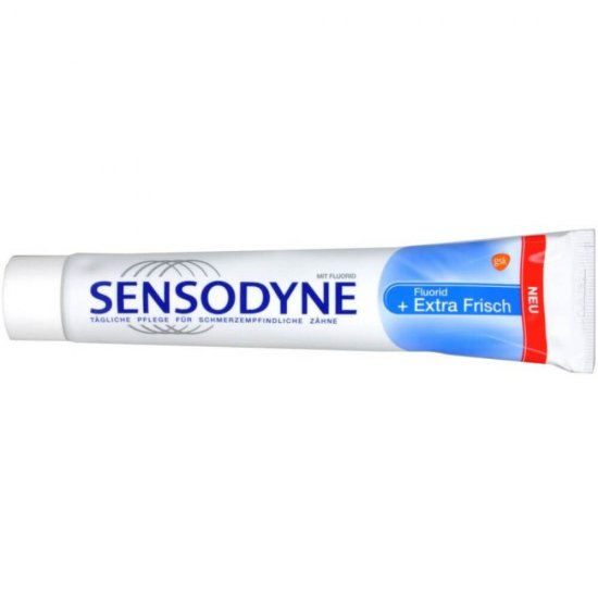 Pasta Dinti Sensodyne Extra Fresh, 75 ml, Aroma Menta, Pasta pentru Dinti Sensibili, Articole Igiena Dentara, Pasta de Dinti pentru Albire, Produse pentru Ingrjire Orala, Produse pentru Sanatate Orala, Igiena Orala, Ingrijire si Igiena Orala