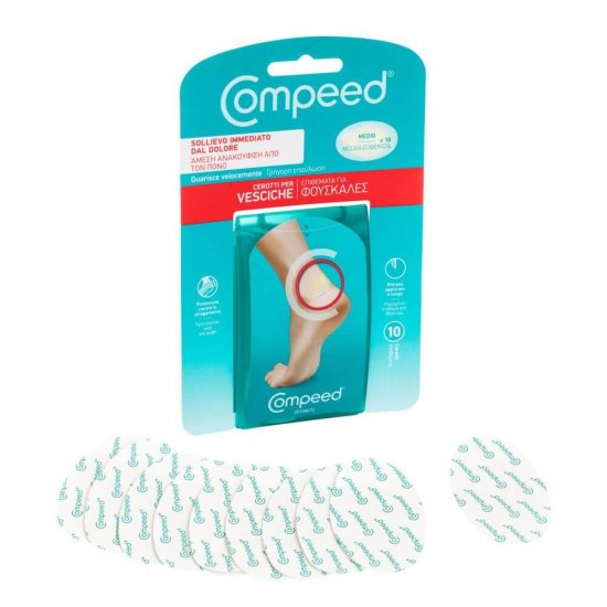 Plasturi Compeed Mediu, pentru Basici, 10 Buc/Set, Set Plasturi Pentru Basici, Set Plasturi pentru Basici Picioare, Set Plasturi Basici Compeed, Plasturi pentru Pantofi, Seturi Plasturi pentru Basici Compeed