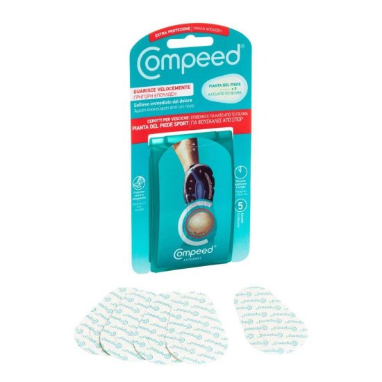 Plasturi Compeed Sports, pentru Talpa, 5 Buc/Set, Set Plasturi Pentru Basici Talpa, Set Plasturi pentru Talpi, Set Plasturi Basici Pentru Talpa, Plasturi pentru Pantofi, Plasturi pentru Basici Compeed