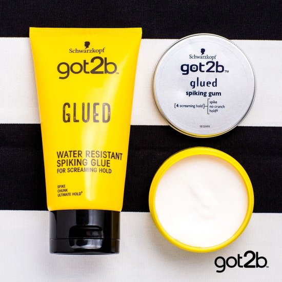 Gel de par GOT2B Glued, 150 ml, Ultimate Hold, Rezistent la Apa, Gel de Par, Gel pentru Par Rezistent, Gel de Par Rezistent la Apa, Gel de Par pentru Barbati, Gel de Fixare a Parului, Gel de Par Fixator