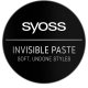 Pasta de Par Modelatoare SYOSS Invisible Paste, 100 ml, Soft Control, Pasta pentru Par, Ceara de Par, Pasta Modelatoare de Par, Ceara pentru Modelarea Parului, Pasta Fixatoare de Modelare a Parului, Pasta de Par Syoss