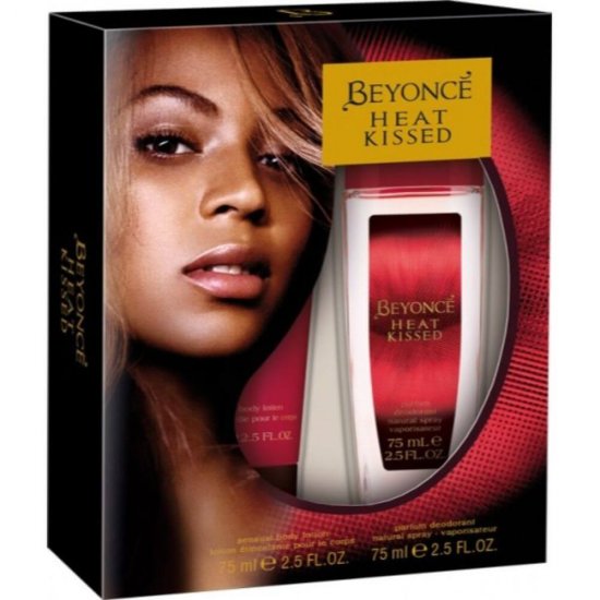 Set Beyonce Heat Kissed, Deodorant Natural Spray 75 ml si Lotiune de Corp 75 ml, Seturi Cadou pentru Femei, Set Cadou Cosmetice Corp pentru Femei, Set Cadou Ingrijire Corporala Femei, Seturi Cosmetice Cadou