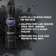 Spuma de Ras cu Carbon Nivea Men, 200 ml, Deep Smooth Shave Black Carbon, Spume de Ras, Spuma de Barbierit cu Carbon, Spuma Hidratanta de Ras, Nivea Spume de Ras, Produse de Barbierit pentru Barbati, Cosmetice Ras, Spume de Barbierit