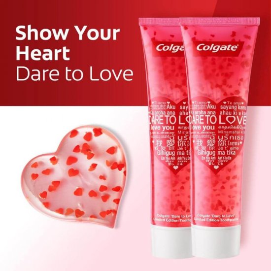 Pasta de Dinti COLGATE Dare To Love, 98 ml, Pasta de Dinti pentru Albire, Articole Igiena Dentara, Pasta Dinti Colgate, Pasta Dinti Albire, Pasta Dinti Sensibili,Produse pentru Ingrjire Orala