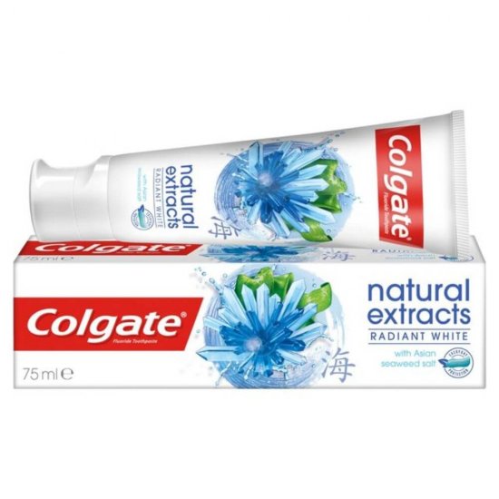 Pasta de Dinti Colgate Natural Extracts Seaweed, 75 ml, Colgate Natural Extracts Seaweed, Colgate Pasta de Dinti Natural Extracts Seaweed, Colgate Natural Pasta de Dinti Extracts Seaweed, Pasta de Dinti Anticarii, Pasta de Dinti de Albire