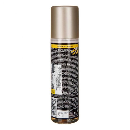 Balsam Spray Par GLISS Ultimate Repair, 200 ml, Pentru Par Foarte Deterioarat si Uscat, Cu Keratina, Balsamuri Spray pentru Par, Balsam Spray Schwarzkopf, Balsam Spray pentru Par Fragil, Balsam Spray pentru Par, Balsam Spray Fortifiant