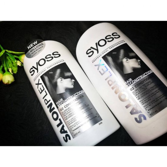 Balsam SYOSS Salon Plex, 500 ml, pentru Par Tratat Chimic, Balsam Par Normal, Balsamuri pentru Par Deteriorat, Produse de Ingrijire a Parului, Produse Hairstyling, Balsamuri Regeneratoare, Balsam Reparator Par Degradat