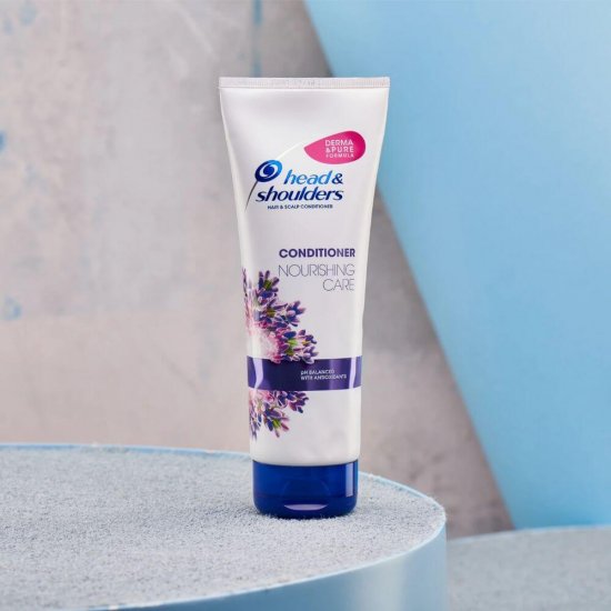 Balsam HEAD&SHOULDERS Nourishing Care, 275 ml, pentru Par Uscat, Balsam pentru Par Uscat, Balsamuri Revitalizante, Balsam Par Degradat, Balsam cu Plante, Produse de Ingrijire a Parului, Produse Hairstyling