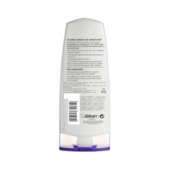 Baslam Par Deteriorat L'OREAL Paris 200ml, Elseve Total Repair 5 Extreme, Balsam Reparator, Balsam pentru Parul Deteriorat, Balsam Reparator pentru Par, Balsam pentru Regenerarea Parului Deteriorat, Balsam Hranitor pentru Par Deteriorat