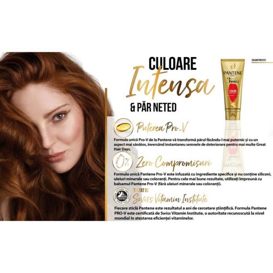 Masca Par Vopsit Pantene Pro-V, 300 ml, Color Protect, Masca pentru Par Vopsit, Masca Pantene Pro V Color Protect, Masca pentru Repararea Parului, Masca pentru Stralucirea Parului, Masca Reparare Par, Masca Stralucire Par