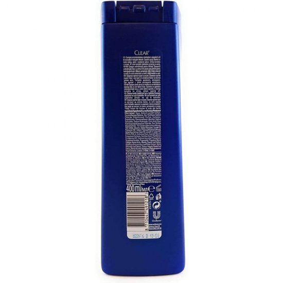 Sampon CLEAR Men Herbal Fusion 2 in 1, 400 ml, Extract de Plante Alpine, Sampon cu Plante, Sampon pentru Barbati, Produse de Ingrijire a Parului, Produse Hairstyling, Sampon Antimatreata, Sampon Par Deteriorat