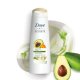 Sampon DOVE Strengthening Ritual, 250 ml, Par Deteriorat, cu Extract de Avocado si Calendula, Sampon cu Extracte Naturale, Sampoane Revitalizante, Sampon Fortifiere, Produse de Ingrijire a Parului, Produse Hairstyling, Sampon Intarire Par