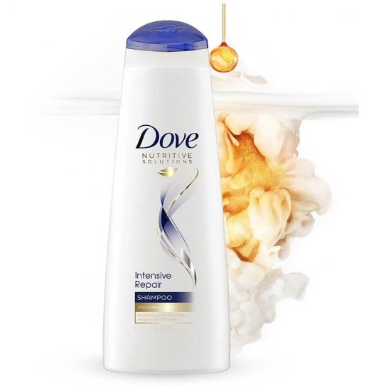 Sampon DOVE Intensive Repair 400 ml, cu Keratina, Par Normal si Uscat, Sampon Ingrijire Par Uscat, Sampon Fortifiant, Sampoane Revitalizante, Produse de Ingrijire a Parului, Produse Hairstyling, Sampon cu Keratina, Sampoane Dove cu Keratina