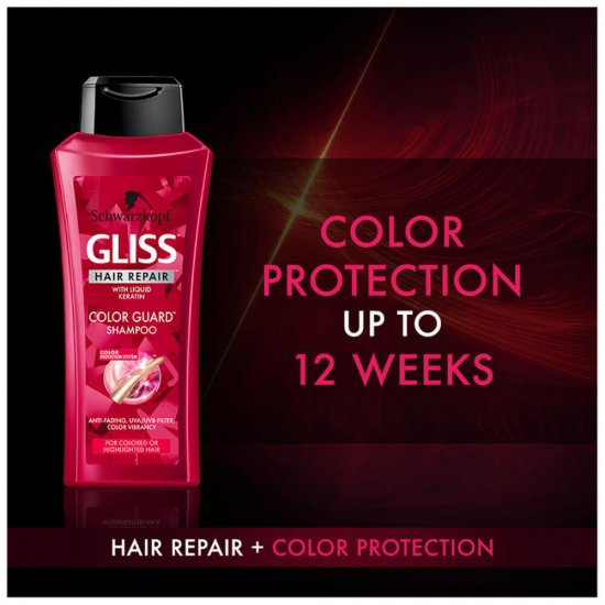 Sampon Schwarzkopf Gliss Ultimate Color, 400 ml, Pentru Par Vopsit, Sampon par, Sampon pentru Par, Sampon Gliss, Sampon SCHWARZKOPF, Sampon Femei, Sampon Ph, Sampon Hidratant, Sampon Par Vopsit