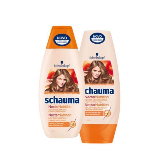 Sampon SCHAUMA Nectar Nutrition, 400 ml, cu Extract Nectar Floral, pentru Par Uscat, Sampon Fortifiant, Sampon Spalare Par, Sampon Fortifiere, Sampoane pentru Par Degradat, Sampon Ingrijire Par, Sampon Curatare Par, Sampon pentru Parul Moale