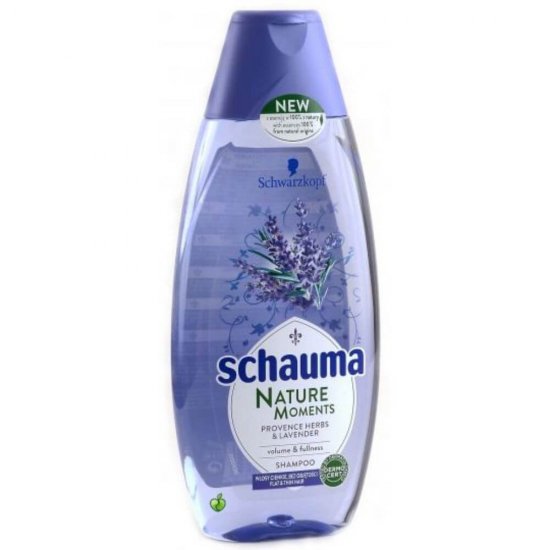 Sampon SCHAUMA Nature Moments, 400 ml, cu Extract de Plante si Levantica, pentru Par Subtire, Sampon Fortifiant, Sampon Spalare Par, Sampon Fortifiere, Sampoane pentru Par Degradat, Sampon Ingrijire Par, Sampon Curatare Par, Sampon pentru Parul Moale