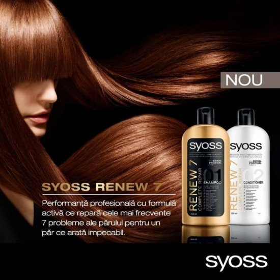 Sampon SYOSS Review 7, 500 ml, Par Subtire, Sampon Par Subtire, Sampoane pentru Par Fragil, Sampon Antimatreata, Produse de Ingrijire a Parului, Produse Hairstyling, Sampoane Regeneratoare, Sampon Anti-Rupere