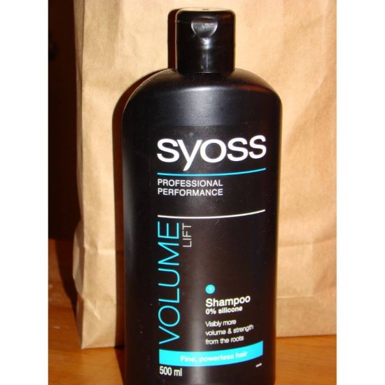Sampon SYOSS Volume, 500 ml, pentru Par Revitalizat, Sampoane Par Subtire, Sampoane pentru Par Subtire, Sampon Antimatreata, Produse de Ingrijire a Parului, Produse Hairstyling, Sampoane Regeneratoare, Sampon Reparator Par Degradat