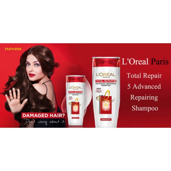 Sampon Par Deteriorat 700 ml, L'OREAL Paris Elseve Total Repair 5, Sampon Reparator, Sampon pentru Parul Deteriorat, Sampon Reparator pentru Par, Sampon pentru Regenerarea Parului Deteriorat, Sampon Hranitor pentru Par Deteriorat
