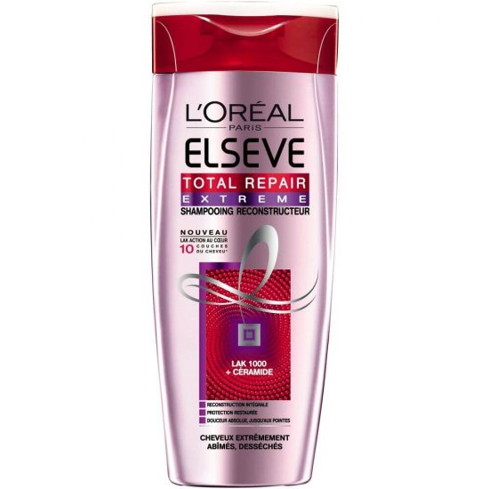 Sampon LOREAL Elseve Total Repair Extreme, 250 ml, Pentru Toate Tipurile de Par, Sampon Reparator, Sampon Spalare Par, Sampon Fortifiere, Sampoane pentru Par, Sampon Ingrijire Scalp