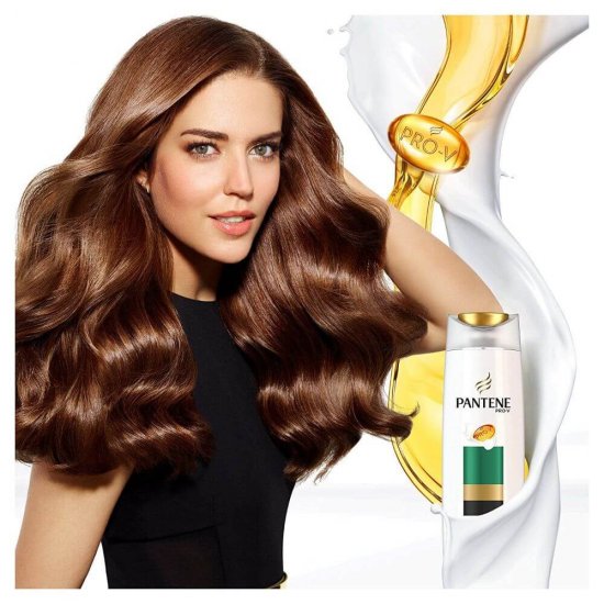 Sampon PANTENE Pro-V Classic Clean, 360 ml, Pentru Par Normal, Par Sanatos si Stralucitor, Sampon Spalare Par, Sampon Fortifiere, Sampoane pentru Par, Sampon Ingrijire Scalp, Sampon Curatare Par, Sampon pentru Par Vitalizat