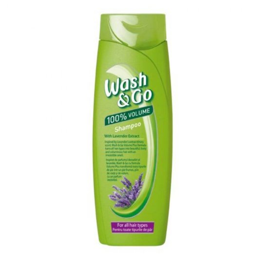Sampon WASH&GO Volume, 200 ml, Pentru Toate Tipurile de Par, Cu Extract Levantica, Sampon Ingrijire Par, Sampon Spalare Par, Sampon Fortifiere, Sampoane pentru Par, Sampon Par Slab
