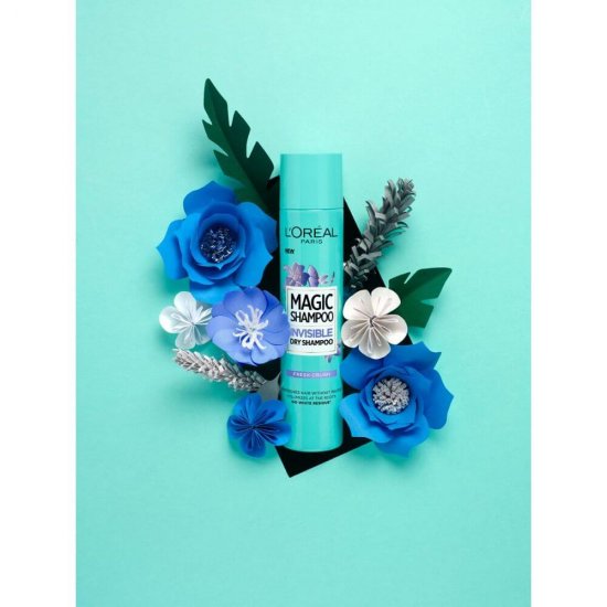 Sampon Uscat L'Oreal Paris Magic Shampoo Fresh Crush, 200 ml, Sampon Uscat Magic Shampoo, Sampon Uscat Fresh Crush, Sampon Uscat Loreal, Sampon Uscat pentru Revitalizare si Volum, Sampon Uscat pentru Par, Sampoane Uscate Loreal