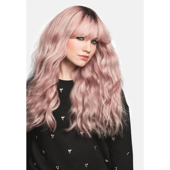 Vopsea Par Permanenta 101 LIVE, Blond Cool Rose, 142.5 ml, Lightener & Twist, Crema Coloranta de Par, Vopsea de Par cu Decolorant, Vopsea de Par 2 in 1 Decolorare si Culoare Pastel, Vopsea de Par Permanenta Roz, Vopsele de Par cu Decoloranti