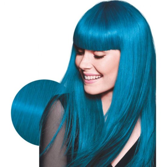 Vopsea Par Semipermanenta LIVE Ultra Brights or Pastel, 096 Turquoise Temptation, 80 ml, Vopsea de Par 2 in 1 Culori Intense sau Pastel, Vopsea de Par Semipermanenta Albastra, Vopsea Par Turcoaz Pastel, Vopsea Semipermanenta Turcoaz