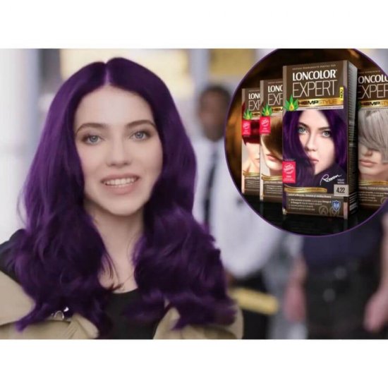 Vopsea de Par Loncolor Expert Hempstyle 4.22, Violet Intens, 100 ml, Vopsea de Par Permanenta, Vopsea de Par Mov, Vopsea de Par Violet Intens Loncolor, Vopsea de Par Loncolor, Vopsea Loncolor Expert HempStyle, Vopsea de Par 4.22