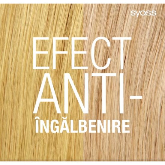 Spray SYOSS Anti Ingalbenire Par, 100 ml, Par Blond/Gri, Syoss Colorist Tools Anti Brassiness Spray, Spray Neutralizator Syoss, Sprayuri Neutralizatoare pentru Par Blond si Cenusiu, Sprayuri Impotriva Ingalbenirii Parului