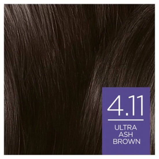 Vopsea de Par Permanenta L'Oreal Paris Excellence Cool Creme 4.11, 192 ml, Saten Ultra Cenusiu, Vopsea L'Oreal Paris, Vopsea de Par L'OREAL Paris, Vopsea de Par Saten Inchis, Produse de Ingrijire a Parului, Vopsea Colorare Par L'OREAL Paris