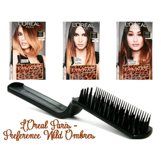 Vopsea de Par Permanenta cu Amoniac, L'Oreal Paris Preference Wild Ombres 102, 138 ml, Saten Spre Brunet, Vopsea de Par Ombre, Vopsea de Par Stilul Ombre, Vopsea de Par Loreal Paris Preference, Vopsea de Par Wild Ombres, Vopsea de Par in Umbre