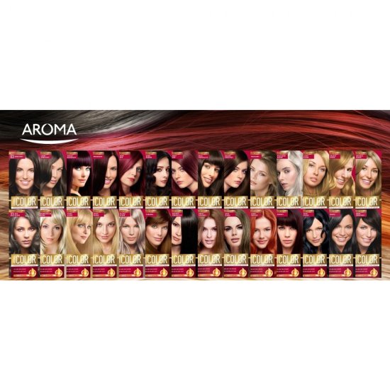 Vopsea Permanenta de Par Aroma Color 28, Rubiniu, 90 ml, Vopsea Par, Vopsea Rubinie, Vopsea Roscata, Vopsea Permanenta Roscata, Vopsea Par Roscata, Vopsea de Par Permanenta