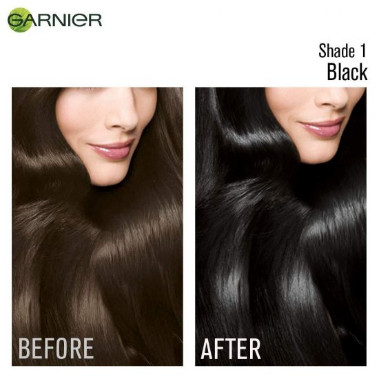 Vopsea Permanenta de Par 1 Negru, Garnier Color Naturals, 110 ml, Vopsea de Par, Vopsea Par Permanenta, Vopsea Permanenta Neagra, Vopsea Neagra Permanenta, Vopsea Garnier, Vopsea Neagra Garnier, Vopsea Permanenta Garnier