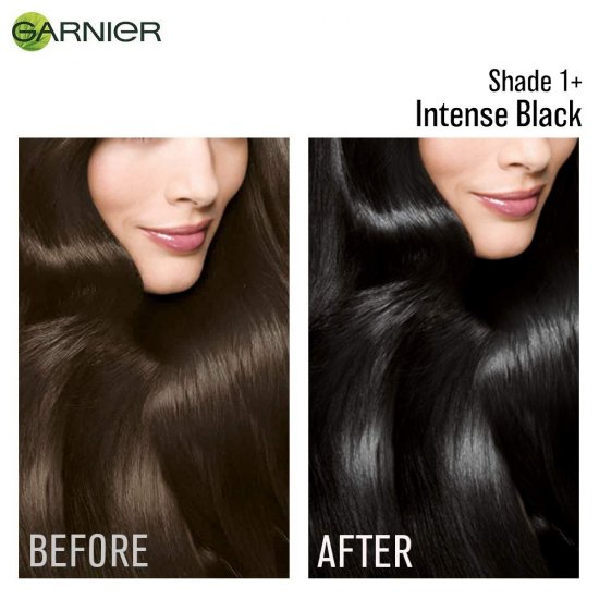 Vopsea Permanenta de Par 1+ Negru Intens, Garnier Color Naturals, 110 ml, Vopsea de Par, Vopsea Par Permanenta, Vopsea Permanenta Neagra, Vopsea Neagra Permanenta, Vopsea Garnier, Vopsea Neagra Garnier, Vopsea Permanenta Garnier